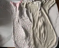 ベビースリーパー 花柄&グレー サイズS（新生児〜3ヶ月頃まで）