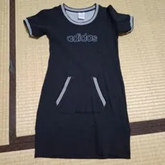 adidas 黒 半袖チュニック Sサイズのサムネイル