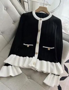 SHEIN Franclia クルーネック カーディガン