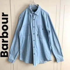 レア❗️Barbour バブアー 三角ポケット シャンブレーシャツ