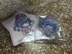 シャニマス 鈴木羽那 カラ鉄 アクリルストローチャーム 箔押しチケット