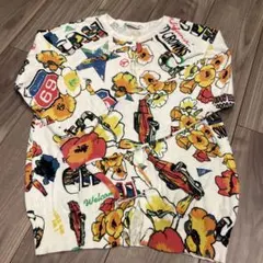 ロデオクラウン 総柄 ハイビスカスカーディガンSサイズ