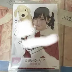 新衣装高嶺のなでしこ城月菜央サイン入りミニフォトカード - メルカリ