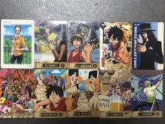 ONE PIECE 新海賊王グミ 30枚カードセット ファイル付き - メルカリ