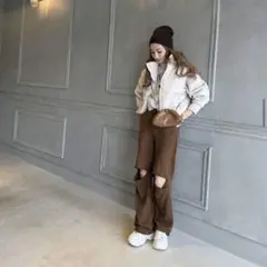 BébéAnge スウェットパンツ ブラウン