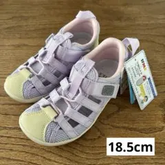 IFME　イフミー　サンダル　18.5cm　水陸両用　紫　パープル