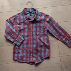 TOMMY HILFIGER チェック柄シャツ　3Tサイズ