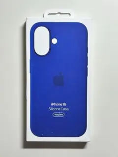 【新品】純正 iPhone 16 シリコンケース・ウルトラマリン②