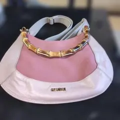 GUY LAROCHE ピンク ショルダーバッグ