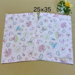 ランチョンマット 25×35 2枚セット ハンドメイド ユニコーン チェック