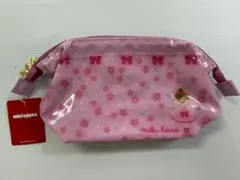 MIKI HOUSE ポーチ　リーナちゃん　ピンク 新品　①のサムネイル