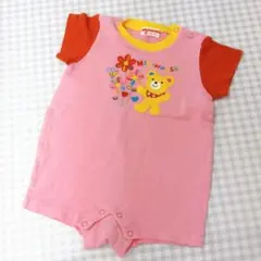 ミキハウス　ロンパース　レトロ