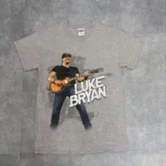 訳あり ルークブライアン バンT ツアーTシャツ ギター バックプリント S