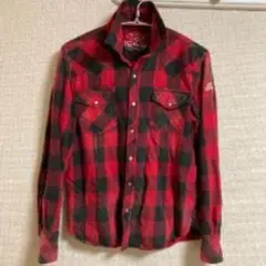 TMT BAFFALO CHECK SHIRT Mサイズ ネルシャツ 長袖のサムネイル