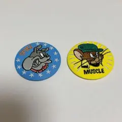 トムとジェリー　刺繍缶バッジ