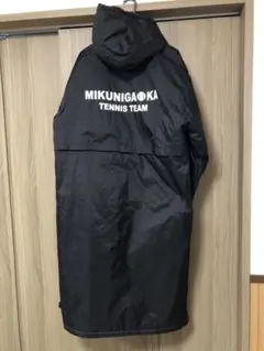 テニス 新品ベンチコート ロゴ入り