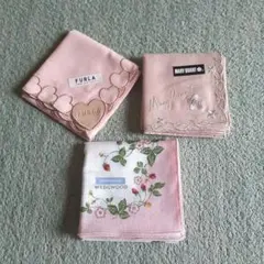 FURLA & WEDGWOOD ハンカチ 3点セット　♡新品未使用品