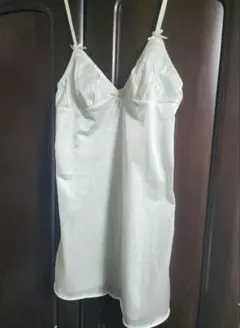 レディース　キャミソール　スリップ　白 M-75