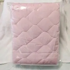 綿コードレーンパッド一体型ボックスシーツ ピンク 未使用 未開封