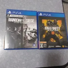 PS4まとめ売り レインボーシックス シージ/コールオブデューティブラックオプス
