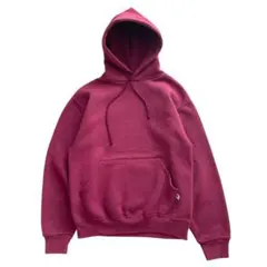 美品レアカラー90sビンテージ ラッセル 無地パーカー バーガンディ USA製