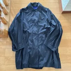 ユニクロ +J ブラック オーバーサイズライトコートユニセックスSサイズ