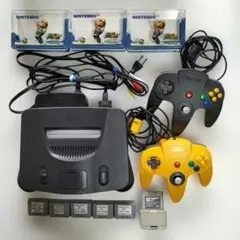 [動作未確認]Nintendo 64本体 コントローラー2台 PAK✕5個 など