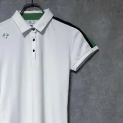 DESCENTE GOLF デサントゴルフ ロゴ 半袖 ポロシャツ ゴルフウェア