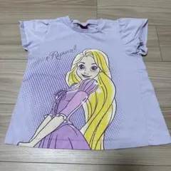 Disney ラプンツェル Tシャツ 薄紫 半袖 120cm 女の子