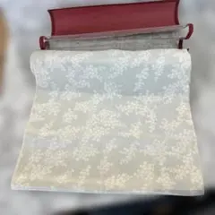 未使用　反物　正絹　着尺　小花　着物　ハンドメイド　淡いカラーのサムネイル