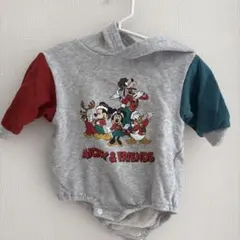 ミッキー＆フレンズ フード付きロンパース