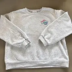 エンジェルブルー　裏起毛　トレーナー　150サイズ　グレー