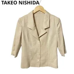 TAKEO NISHIDA テーラードジャケット 9号 ベージュのサムネイル