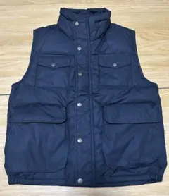 INTERISMO ネイビー ダウンベスト Mサイズ
