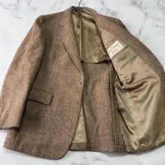 ✨大人気✨ハリスツイード ツイードテーラードジャケット