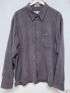 GEOFFREY BREENE_Fake Suede L/S Shirt_XXL