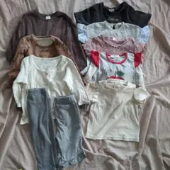 【まとめ売り】 女の子 ベビー服 カジュアル 半袖 10点セット　90