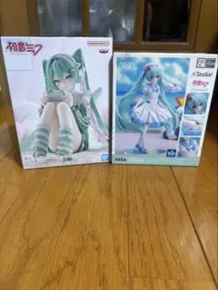 値下げ済み！初音ミク フィギュア 2点セット - メルカリ