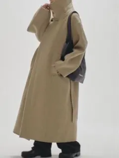 【値下交渉 可】 todayful／Standcollar Wool Coat