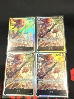 ワンピースカード ナミSR OP15-086 神の島の冒険 4枚セット