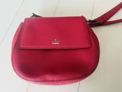 kate spade レッド ショルダーバッグ