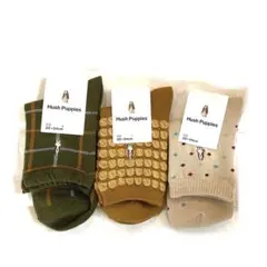 Hush Puppies ソックス 3足セット 22-24cm