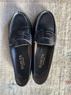 HARUTA ブラック ローファー　23cmEE