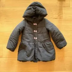 any FAM ネイビー フード付き 中綿コート 110cm