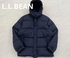 LL BEAN エルエルビーン フード付き ダウンジャケット  ブラック