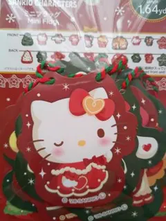 サンリオ　サンリオキャラクターズ　クリスマス ミニフラッグ