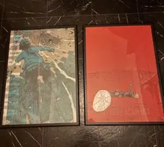 ヒロアカ原画展 A2アートポスター2枚セット【頑張れ】 額縁付き