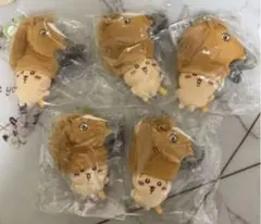 【新品】ちいかわ 馬を被ったうさぎ　マスコット　5点セット