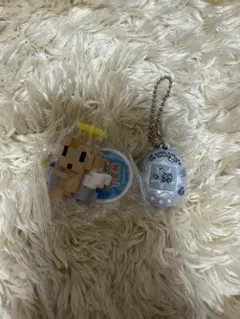 たまごっち ミニチュアチャームコレクション２ ふたごてんし ドット くりてん