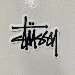 stussy ステッカー　縦8cm横8cm 黒のサムネイル